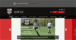 Desktop Screenshot of elitesoccer.net